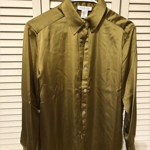 Rachel Zoe Satin Shirt